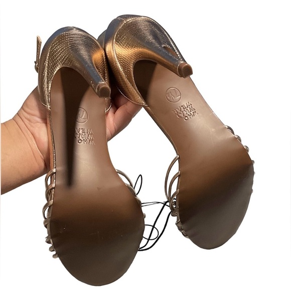 NWOT Who what wear Women's heeled sandals 7.5 - Picture 5 of 10